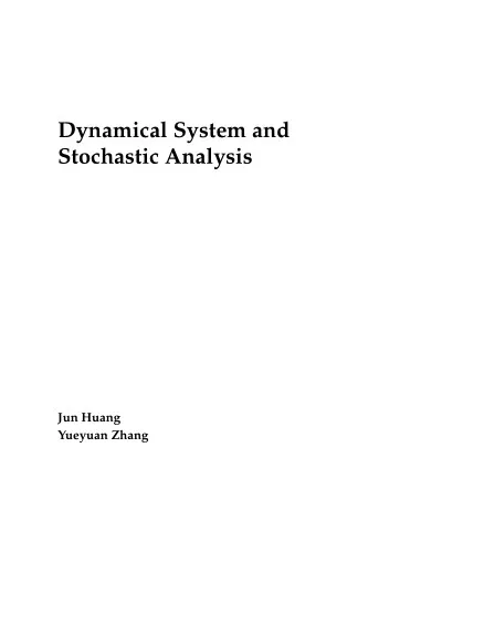 Dynamical System and Stochastic Analysis