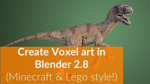 CGCookie – Creating Detailed Voxel Art in Blender 2.8 Download