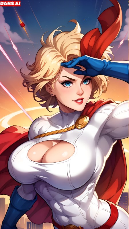 Power Girl - Dans AI Art Porn Comics