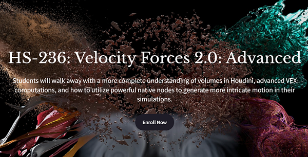 Houdini School: HS–236: Velocity Forces 2.0: Advanced