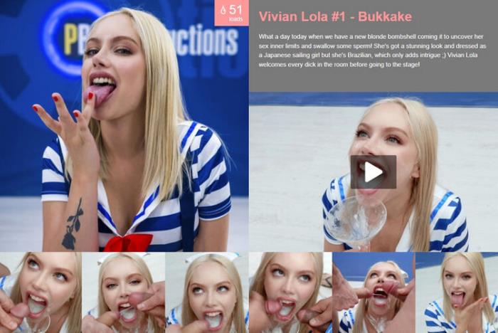 Vivian Lola #1 - Bukkake (FullHD 1080p) - PremiumBukkake - [2024]