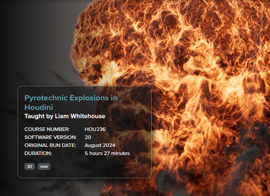 FXPHD: Liam Whitehouse – Pyrotechnic Explosions in Houdini