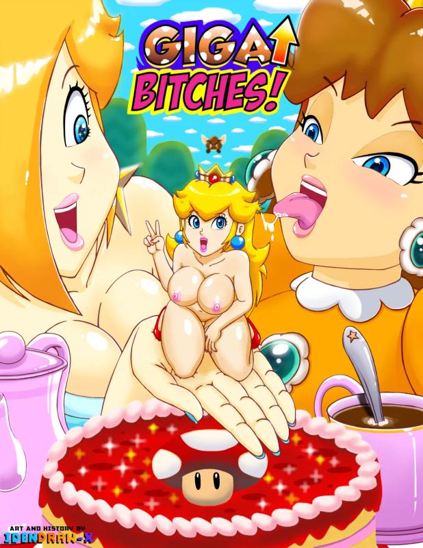 IdenDrawX - Giga Bitches! (Super Mario Bros.) Porn Comics