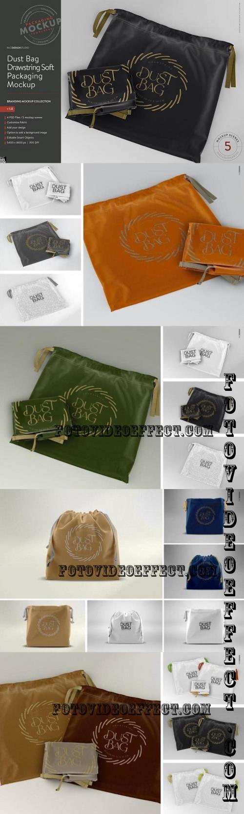 Drawstring Dust Bag Packaging Mockup - 290891868 - VDQ5A3J