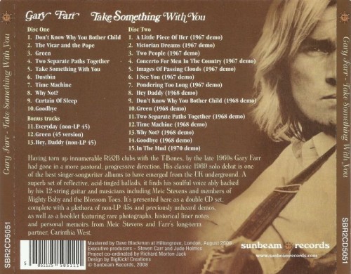 Gary Farr - Take Something With You (1969)(2008) 2CD Lossless