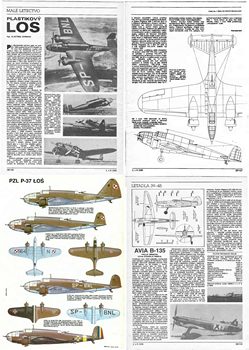 Letectvi+Kosmonautika 1985-3 - Scale Drawings and Colors