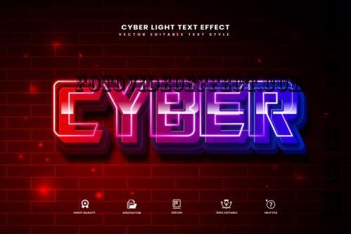 Light Cyber Editable Text Effect V2 - 279915826 - QLDVRH2