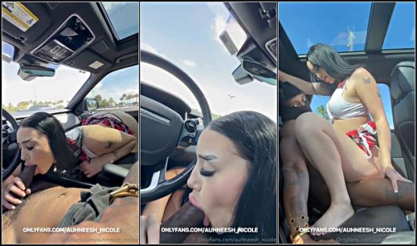 Auhneesh Nicole - Creampie Sextape With A Stranger From Street - [Onlyfans] (HD 720p)