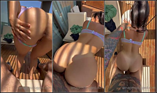 29 Lena The Plug Balcony Sextape Video Leaked - [Onlyfans] (HD 720p)