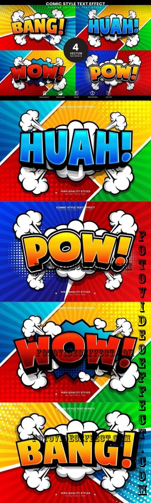 Comic Editable Vector Text Effect - 279870155 - 973V2R9