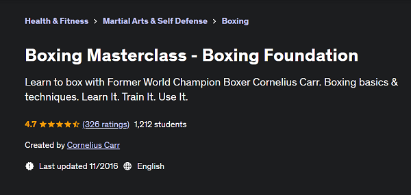 Udemy – Boxing Masterclass – Boxing Foundation