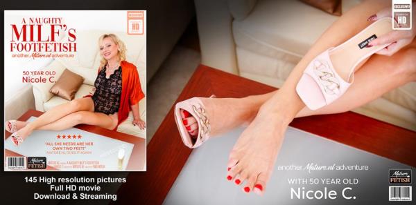 Nikole C. (50) - Nikole C. is a 50 year old MILF that has a real footfetish and gets wet playing with her own feet  Watch XXX Online FullHD