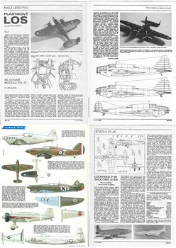 Letectvi+Kosmonautika 1985-5 - Scale Drawings and Colors