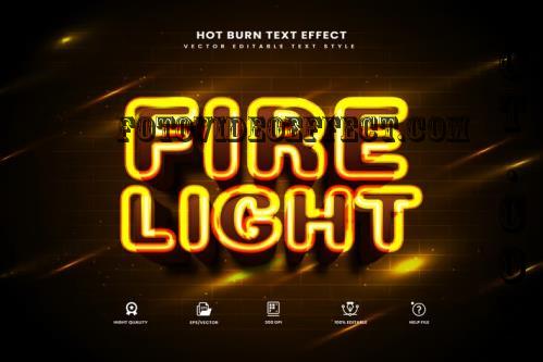 Fire Light Editable Text Effect - 280354895 - QHEFK3R