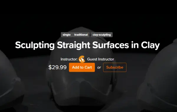 CGCookie – Sculpting Straight Surfaces in Clay