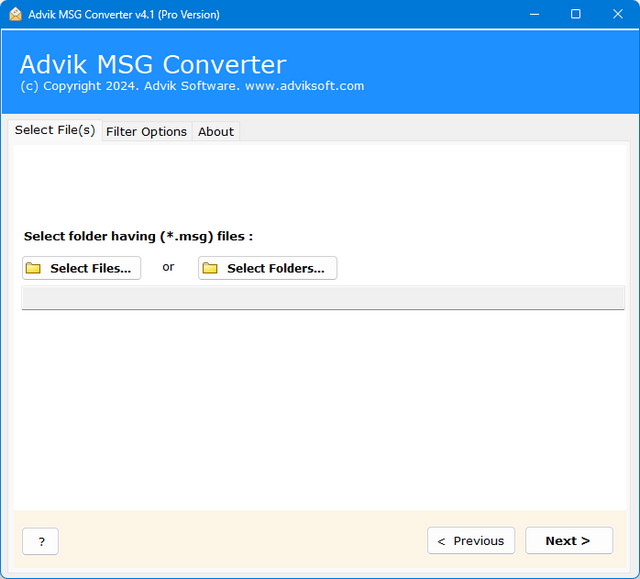 Advik MSG Converter 4.1