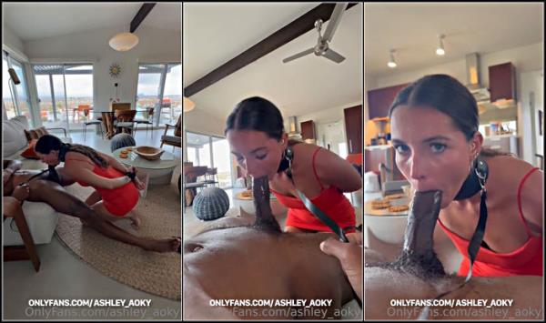 Ashley Aoky Orange Skirt Sex Tape Video Leaked - [Onlyfans] (HD 720p)