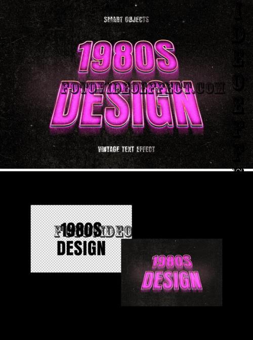 Hollywood 1980s Text Effect - 290860800 - P5QT7WC