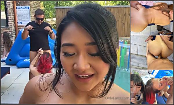 RedHeadWinter Pool Party Orgy Video Leaked - [Onlyfans] (HD 720p)