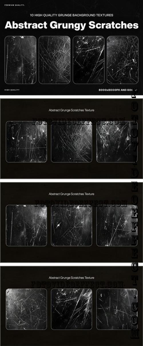 Abstract Grunge Scratches Texture - 4D9G2B5