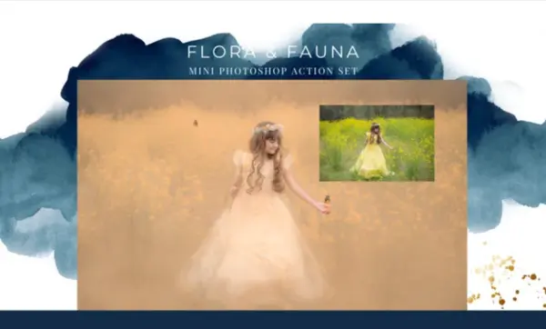 Finding North Education – Flora & Fauna Mini Photoshop Action Set + Editing Tutorial