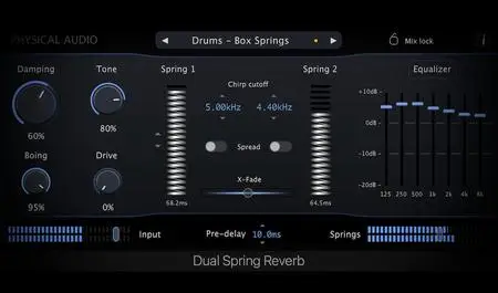 Physical Audio Dual Spring Reverb v3.1.10