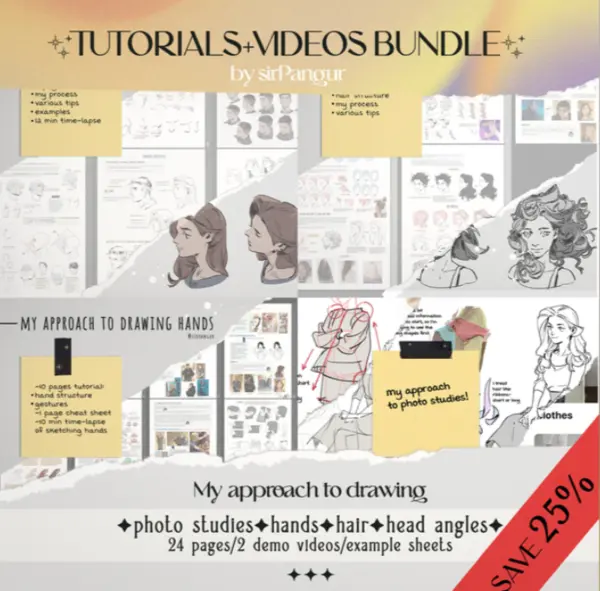 Patreon – Nina Vakueva – My approach to drawing BUNDLE