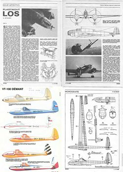 Letectvi+Kosmonautika 1985-6 - Scale Drawings and Colors