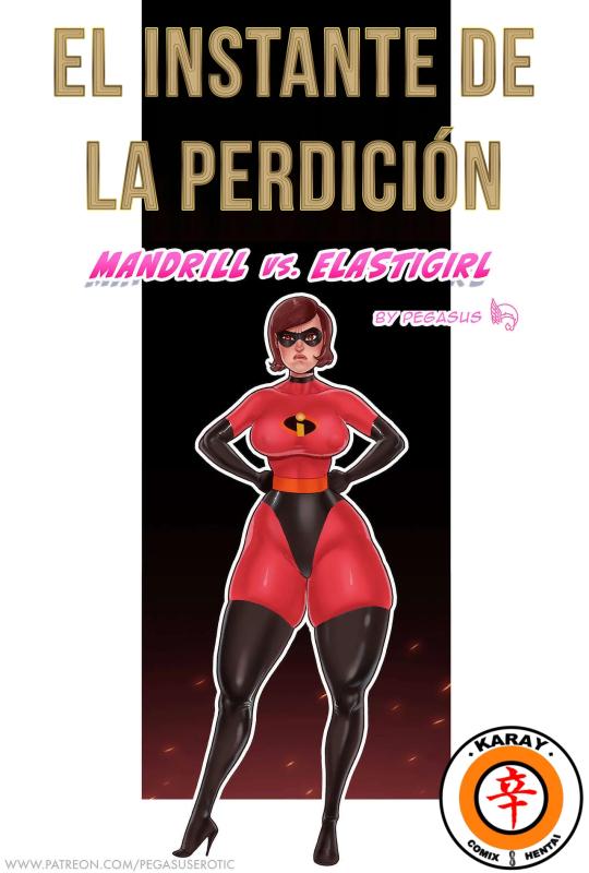 Pegasus - Mandrill vs Elastigirl 3D Porn Comic