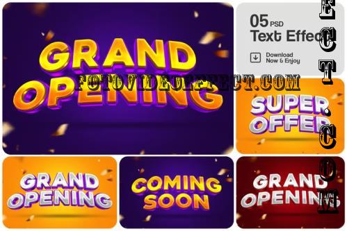 Grand Opening Text Effect Set - AK5A54D