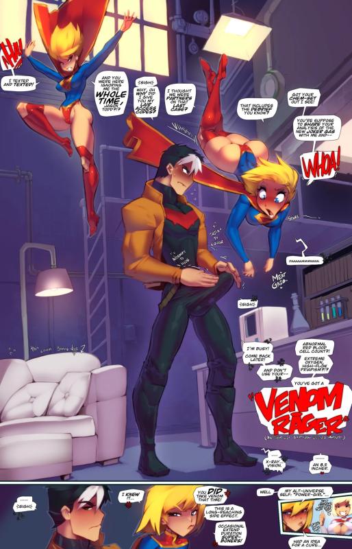 Fred Perry - Red Hood x Supergirl - Venom Rager Porn Comics