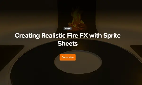 CGCookie – Creating Realistic Fire FX with Sprite Sheets