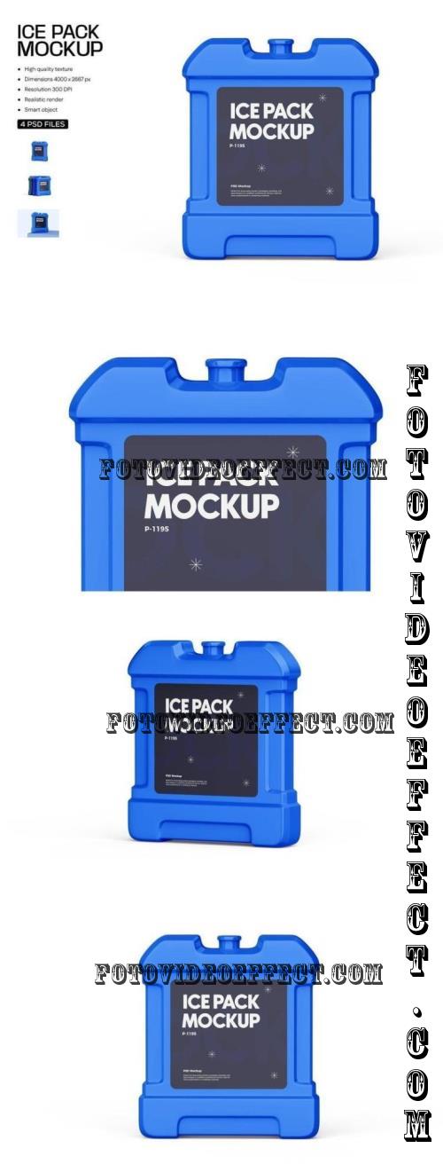 Ice Pack Mockup for Cooler - YPXCPRW