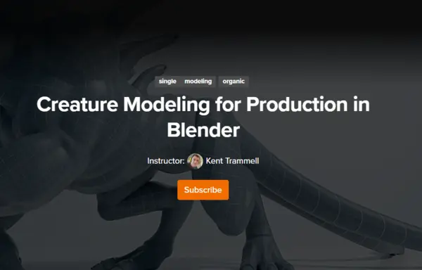 CGCookie – Creature Modeling for Production in Blender