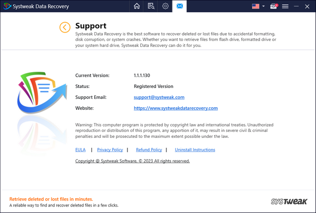 Systweak Data Recovery 1.1.1.130