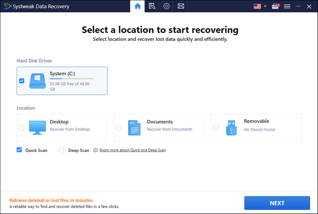 Systweak Data Recovery