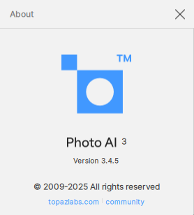 Topaz Photo AI 3.4.5