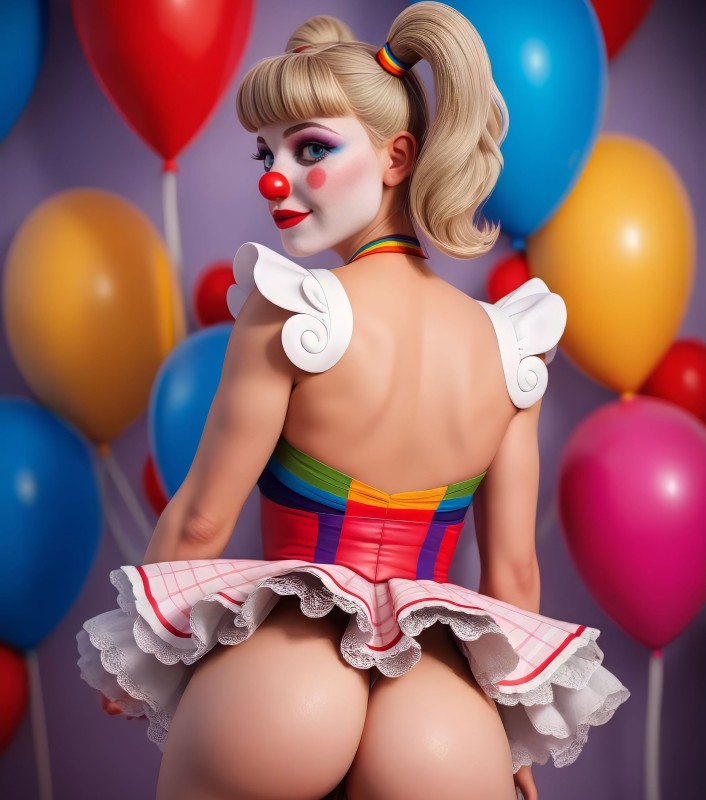 AIworlmania - The beautiful sexy clown 3D Porn Comic