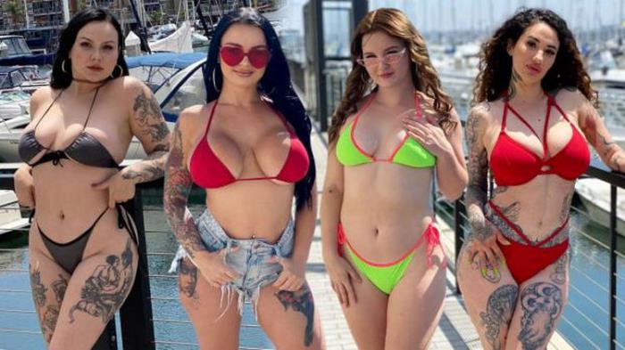 Payton Preslee, Eliza Eves, Arabelle Raphael, Brynn Michaels - Babes Getting Cream Filled (FullHD 1080p) - GotFilled - [2025]