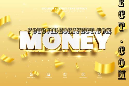 3d Golden Money Editable Text Effect - T4KFQ5E