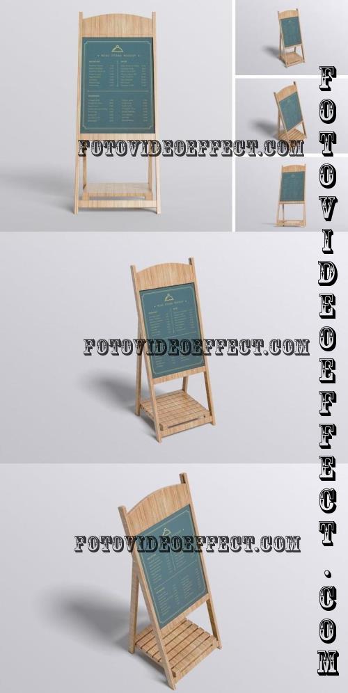 Menu Stand Mockup - 3YULH88