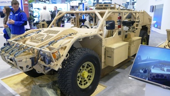 General Dynamics Flyer Internally Transportable Vehicle (ITV) Walk Around