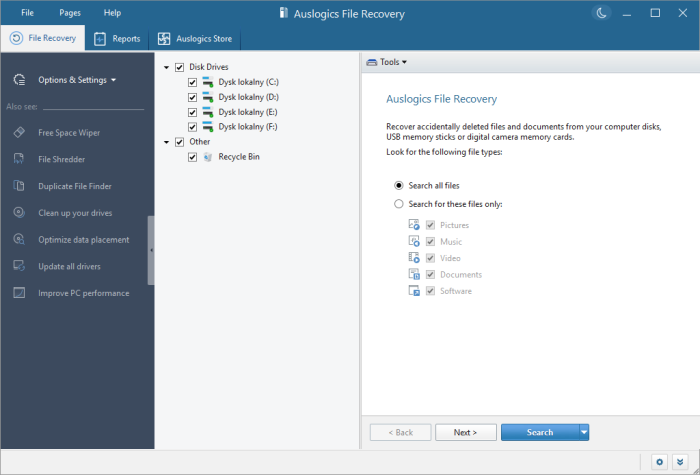 Auslogics File Recovery Professional 12.0