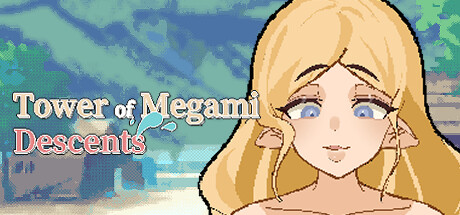 女神降臨的昇天塔 / Tower of Megami Descents [1.1.0] (SiGMAGURO/LewdLoco) [cen] [2025, Arcade, SLG, DOT/Pixel, Vaginal, Masturbation] [eng, jap]