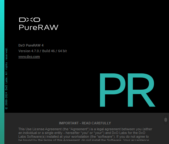 DxO PureRAW 4.7.0.46