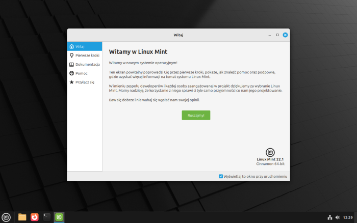 Linux Mint Cinnamon Edition v22.1 (x64) MULTi-PL