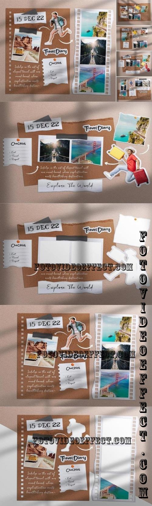 Travel Moodboard Mockup Set - 3SATZYF