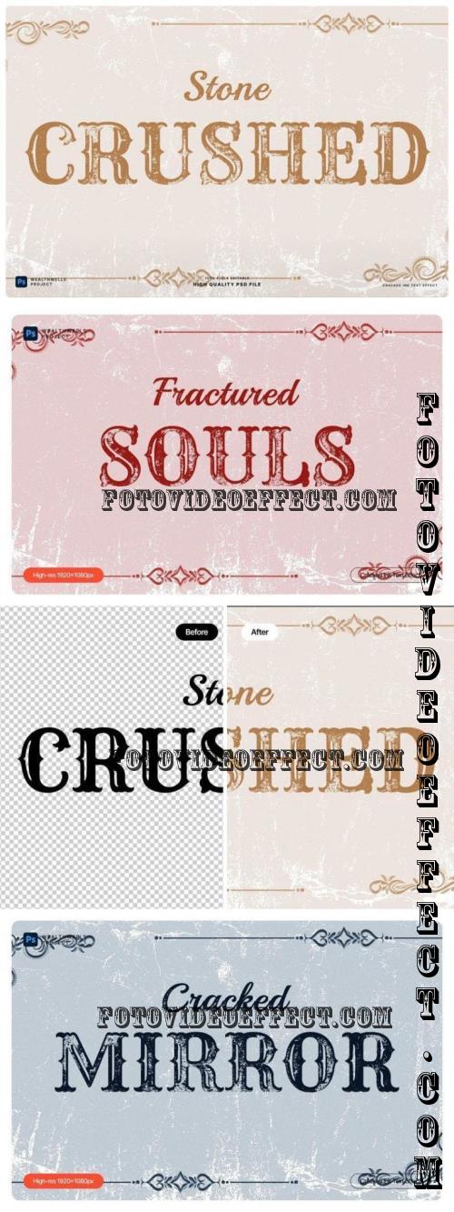 Cracked Ink Text Effect - VZN2TCR