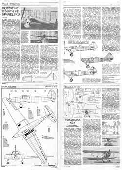 Letectvi+Kosmonautika 1985-16 - Scale Drawings and Colors