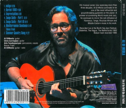 Al Di Meola - Live at the North Sea Jazz Festival (1993)(2012) Lossless